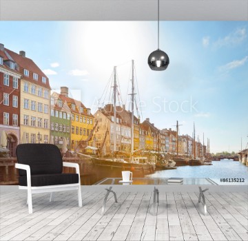 Bild på The Nyhavn harbour in a sunny day
